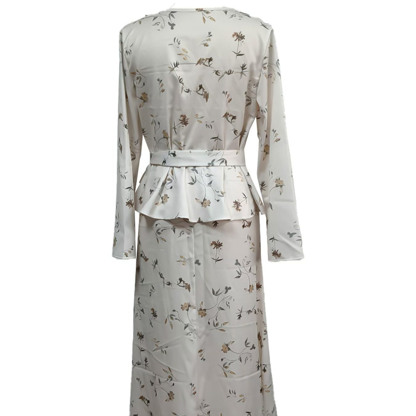 Women's Sexy Soft Long Sleeve V-neck Elegant Dress