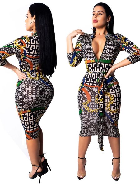 V-neck female bodysuit sexy bodysuit