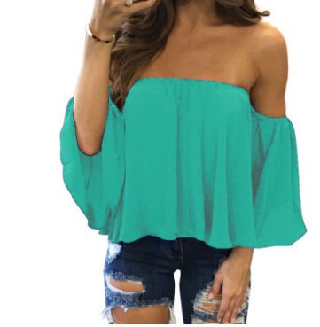 Sexy Top Off-The-Shoulder Loose T-shirt