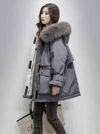 Winter New Loose Mid-length Cotton Coat for Women
