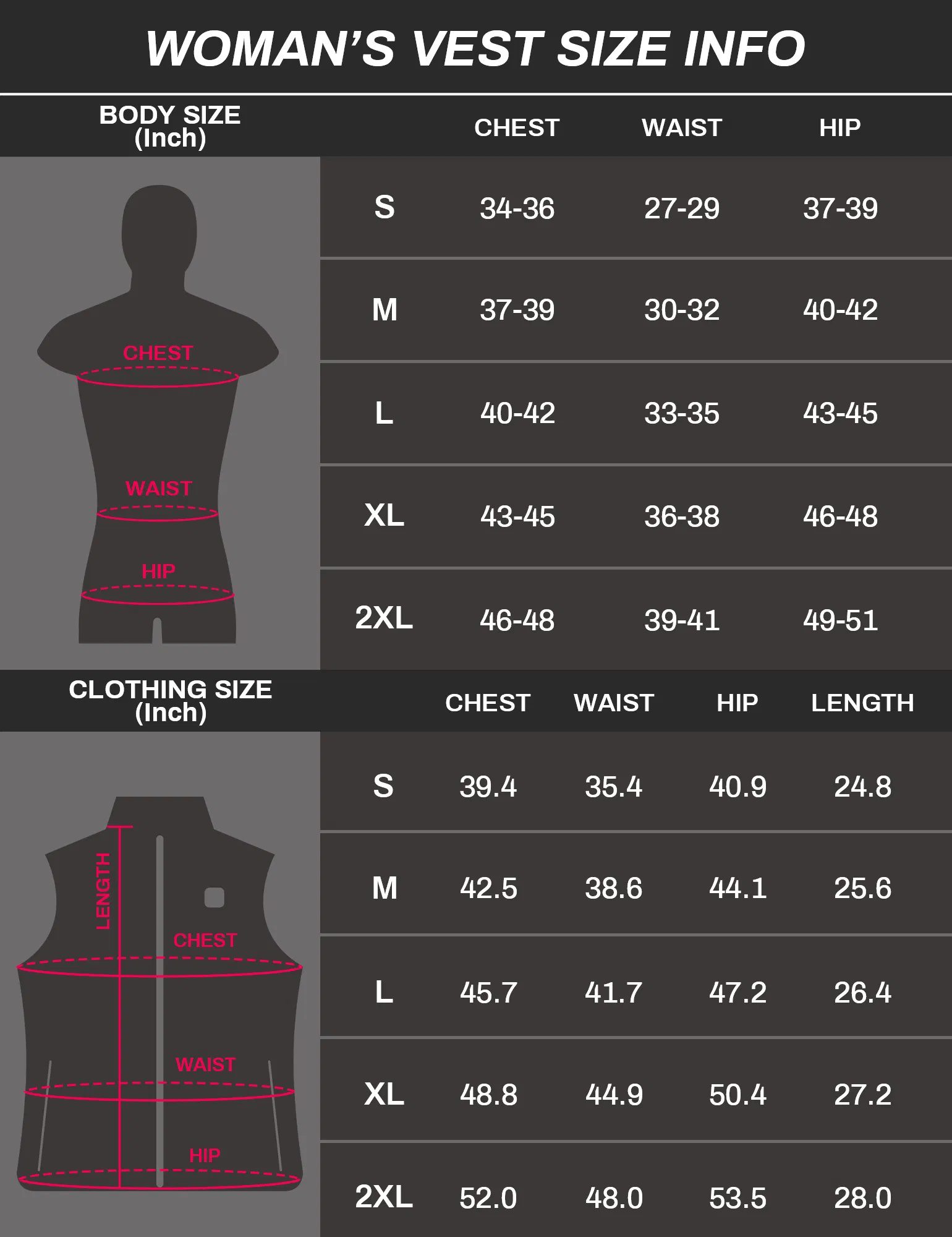 ANTARCTICA GEAR Women's Heated Vest With 16000mAh Battery Pack