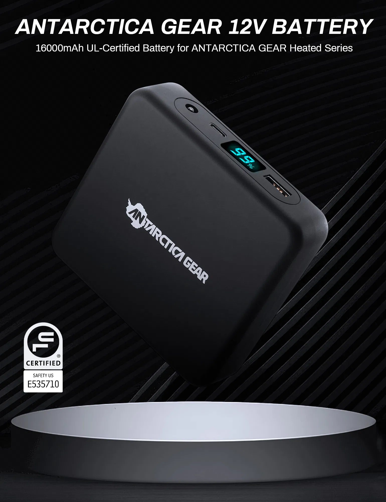 ANTARCTICA GEAR Women's Heated Vest With 16000mAh Battery Pack