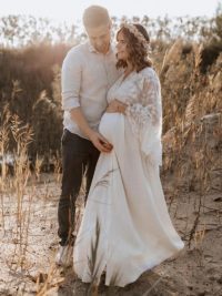 Lace Pregnant Women Photography Dress