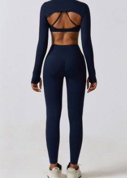 Nude Feel Quick-drying Sports Thin Fitness Clothes Three-piece Suit