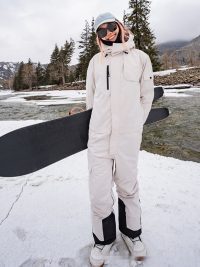 Waterproof Winter Warm One-piece Ski Suit