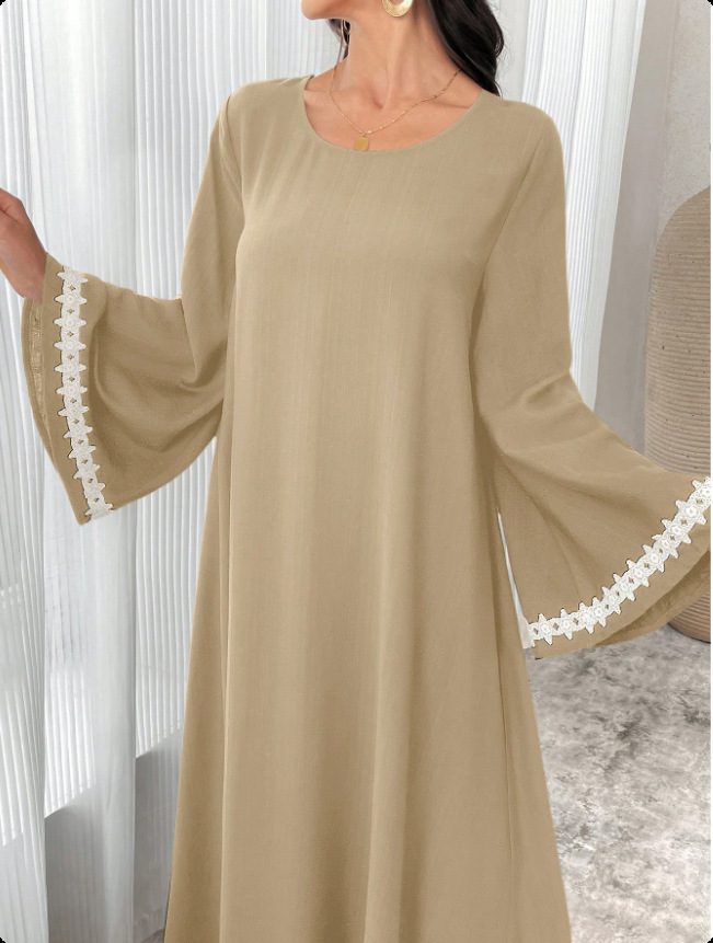 Women's Solid Color Chiffon Beach Cover-up Dress