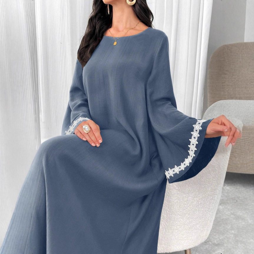 Women's Solid Color Chiffon Beach Cover-up Dress