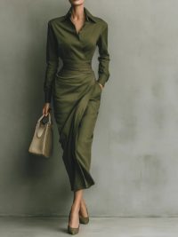 New Slim-fit Long-sleeved Dress For Women