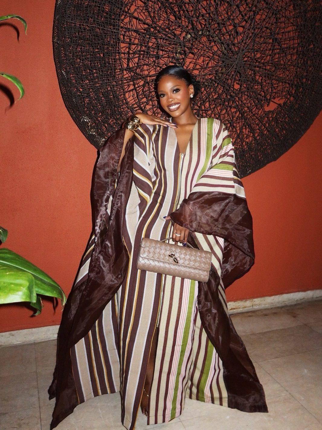 Large Size Loose Dress Pattern Printing