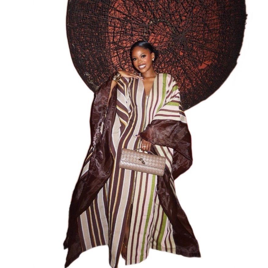 Large Size Loose Dress Pattern Printing