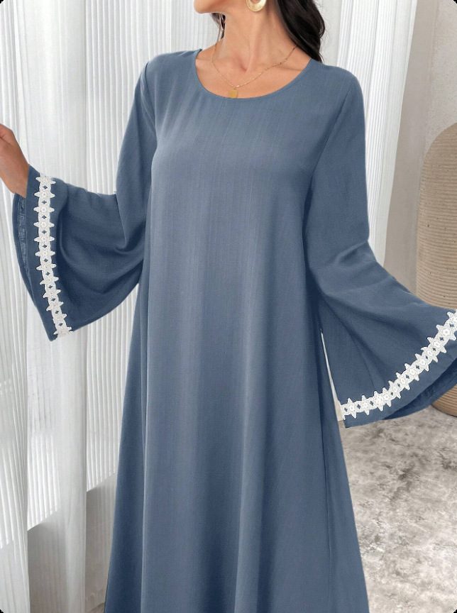 Women's Solid Color Chiffon Beach Cover-up Dress