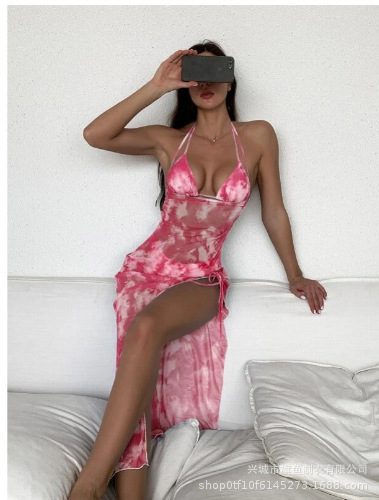 American Three-piece Bikini Multicolor