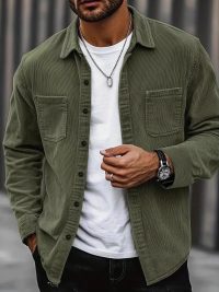 Fashion Spring Button Jacket Coat For Men