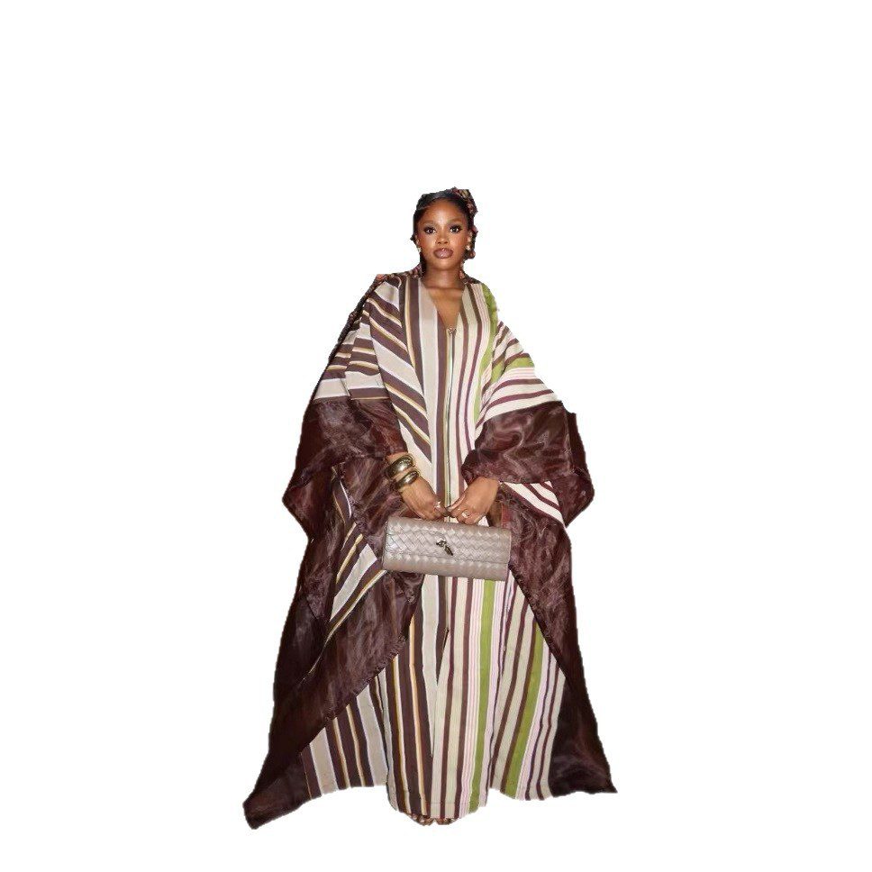 Large Size Loose Dress Pattern Printing