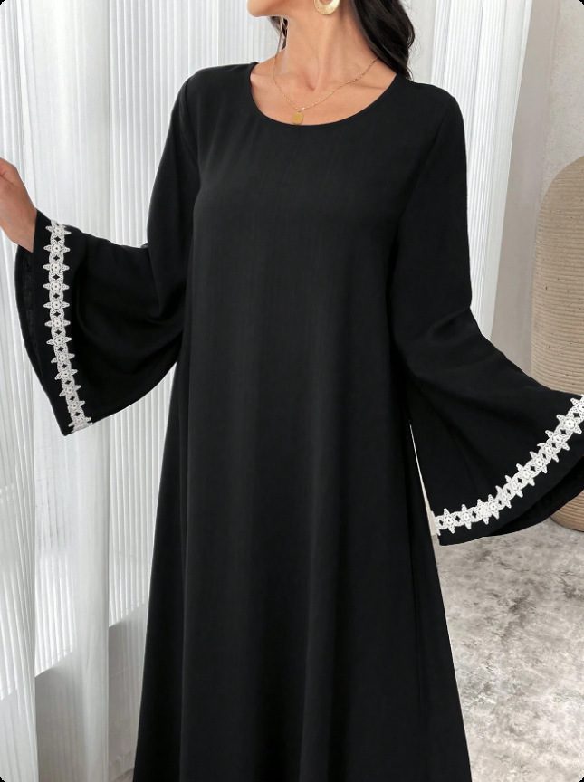 Women's Solid Color Chiffon Beach Cover-up Dress