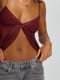 New Sexy Women's Mesh Hollow Split Sling