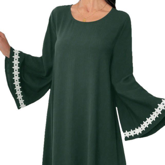 Women's Solid Color Chiffon Beach Cover-up Dress