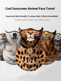 Sunscreen Hanging Ear Ice Silk Breathable Outdoor Sports Motorcycle Cycling Mask