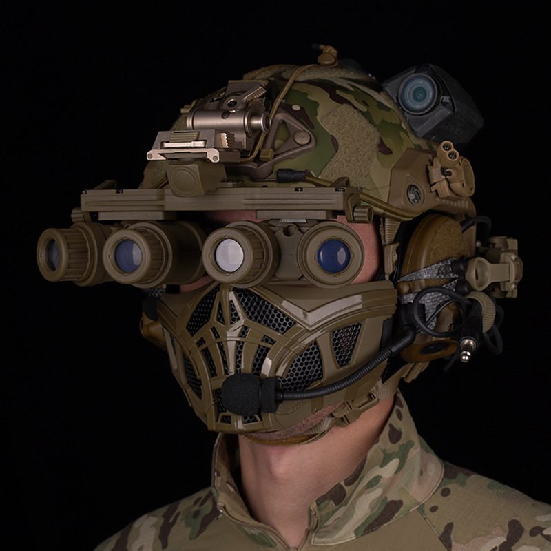 Tactical Half Face Scorpion Protective Mask