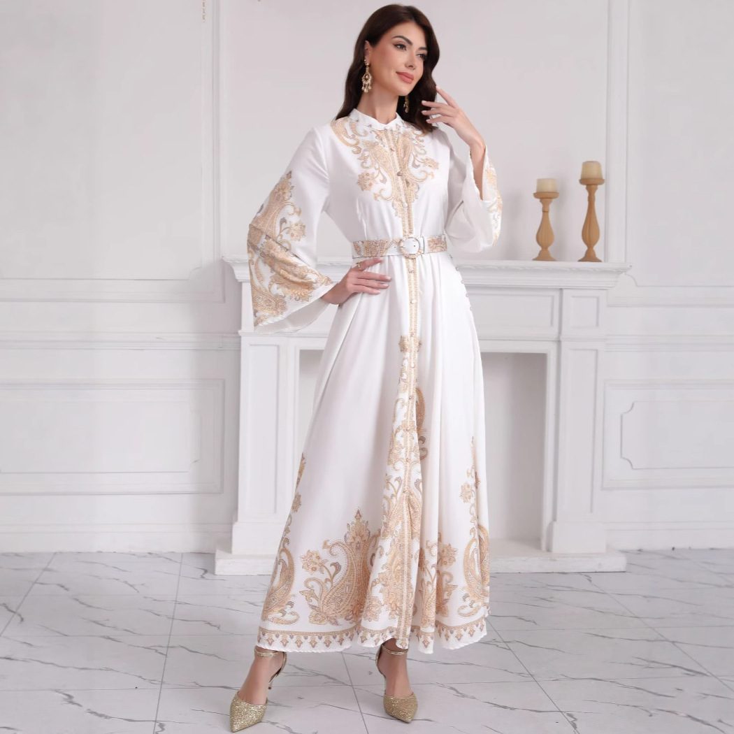 Fashion Elegant Women's Bronzing Dress Slim Fit