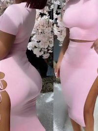 Short Sleeve Coat For Women Suit