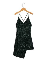Women's Elegant Slim-fit Draped Camisole Dress