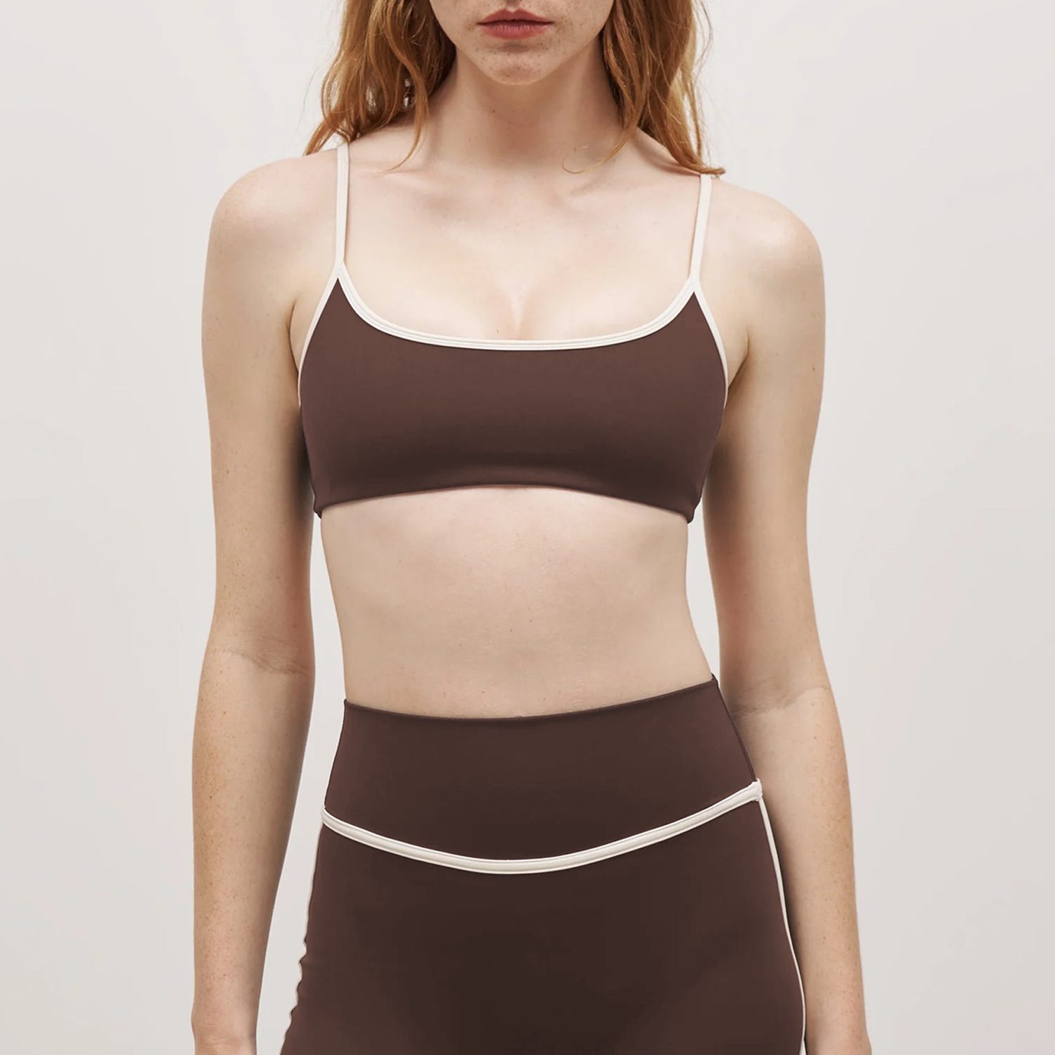 Nude Feel Sports Underwear With Chest Pad Yoga Beauty Back Bra