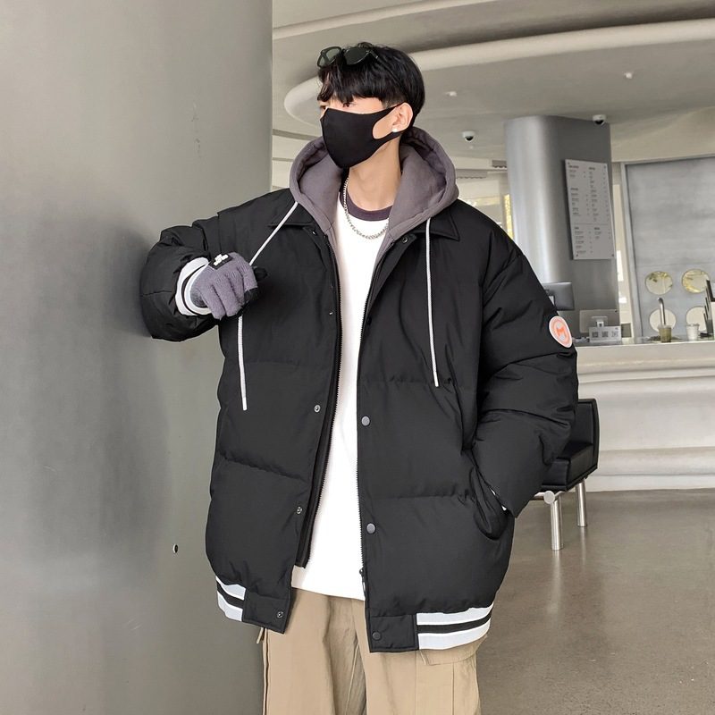 New White Duck Down Thickened Warm Couple Coat