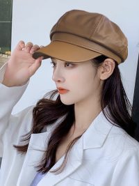 All-match Face Slimming Beret Octagonal