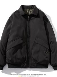 Men's Bomber Jacket Thickened Baseball Cotton Coat