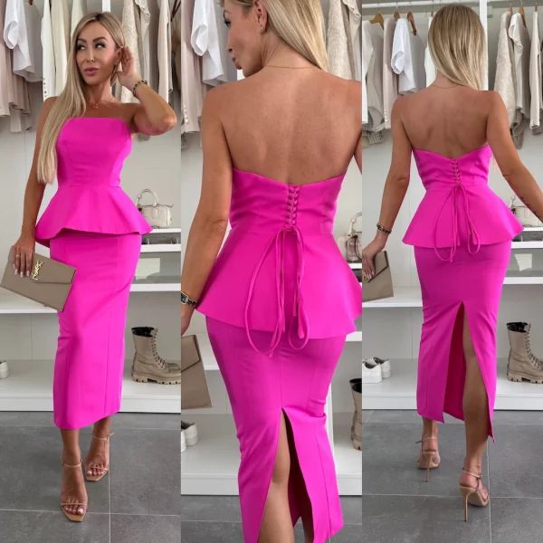 Spring Women's Clothes Sheath Off-shoulder Suit Women