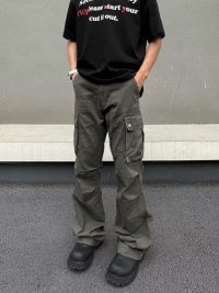 Workwear Men's Retro High-street Versatile Pants