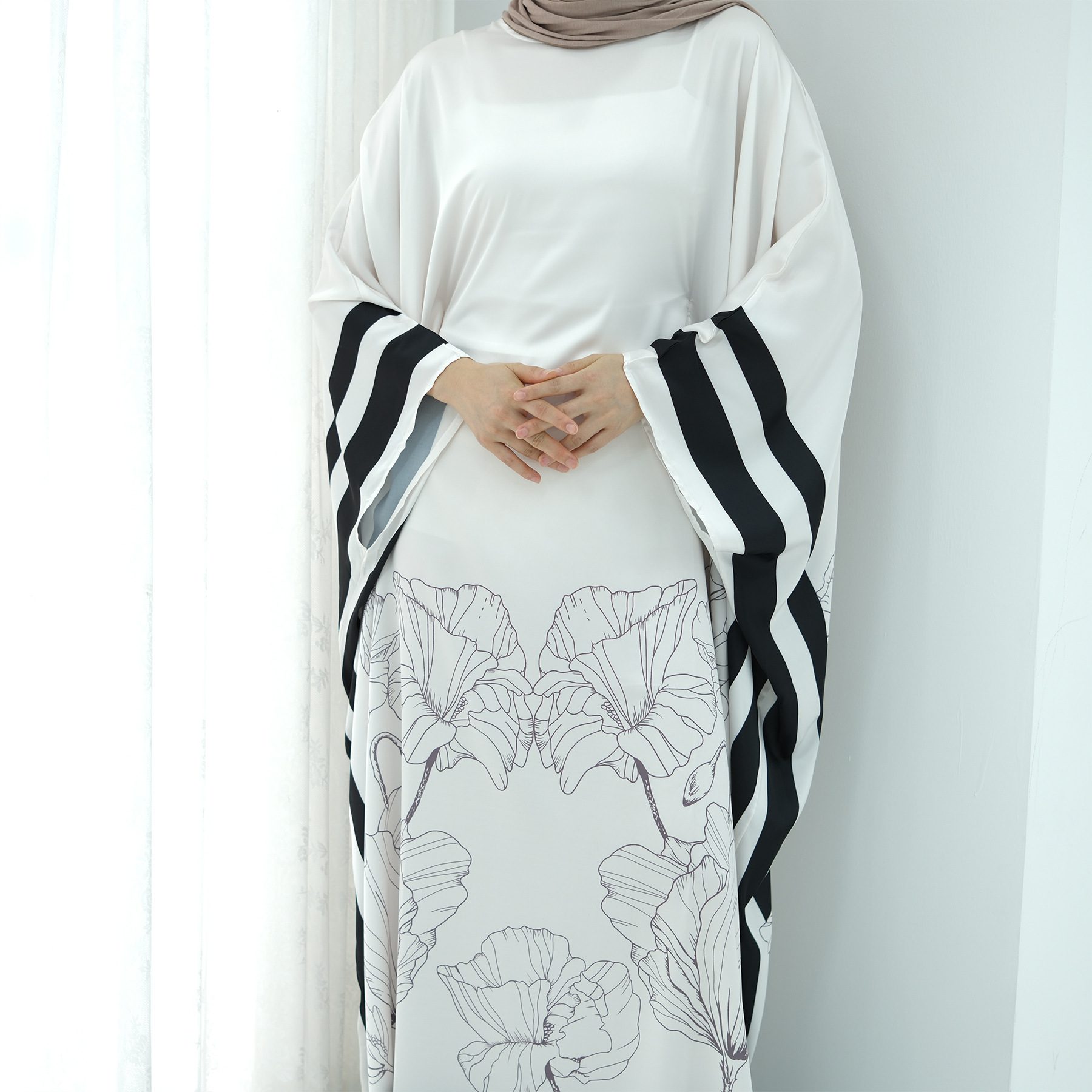 Middle East Muslim Loose Satin Butterfly Belt