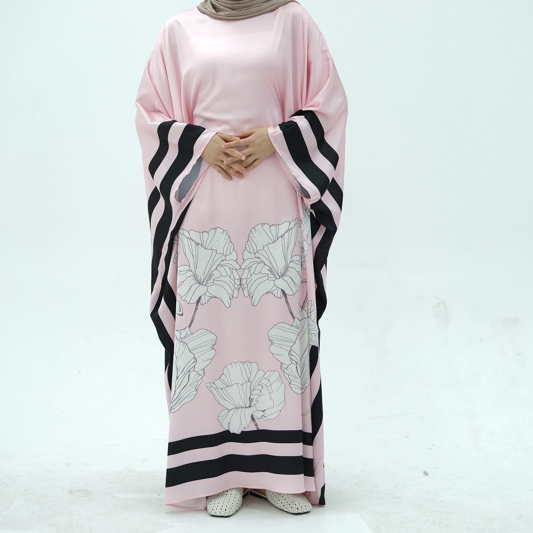 Middle East Muslim Loose Satin Butterfly Belt