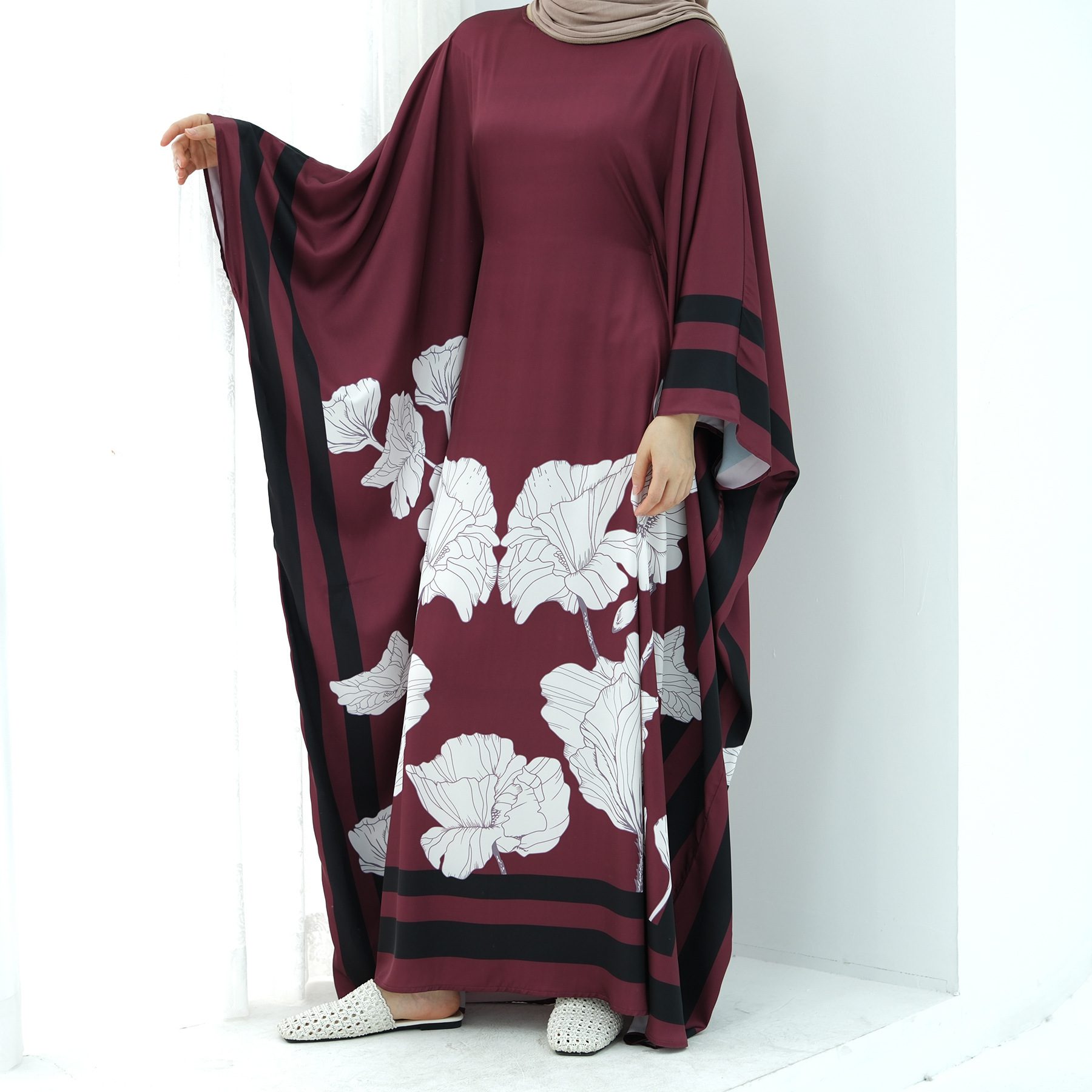 Middle East Muslim Loose Satin Butterfly Belt