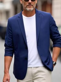 Men's Fashion Thin Casual Suit Jacket