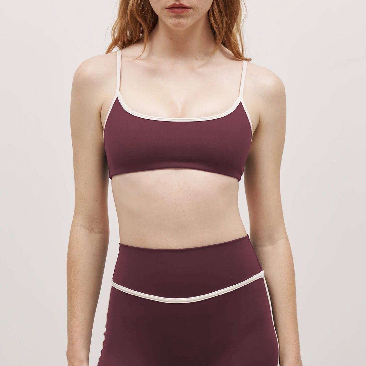 Nude Feel Sports Underwear With Chest Pad Yoga Beauty Back Bra