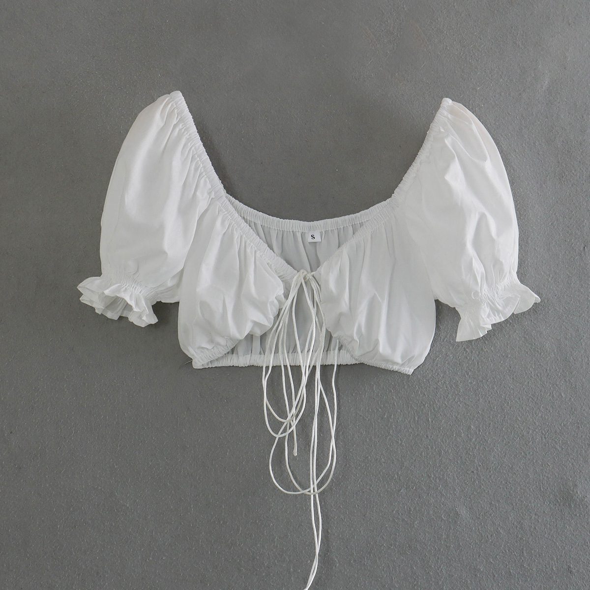 Women's Design Sense Multi-color Short Sleeve Bustier