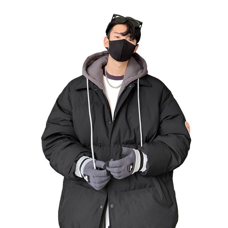 New White Duck Down Thickened Warm Couple Coat