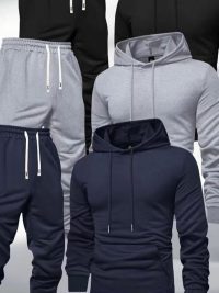 Light Board All-matching Hooded Sweatshirt And Sweatpants Leisure Sports Suit