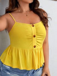 Women's Waist-cinching Ruffled Sexy Off-shoulder Camisole