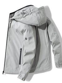 Youth Handsome Fleece-lined Thick Jacket Men