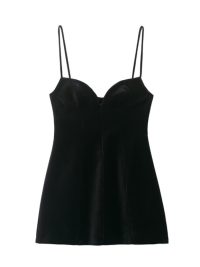 Women's Flared Hem Thin Strap Short Dress