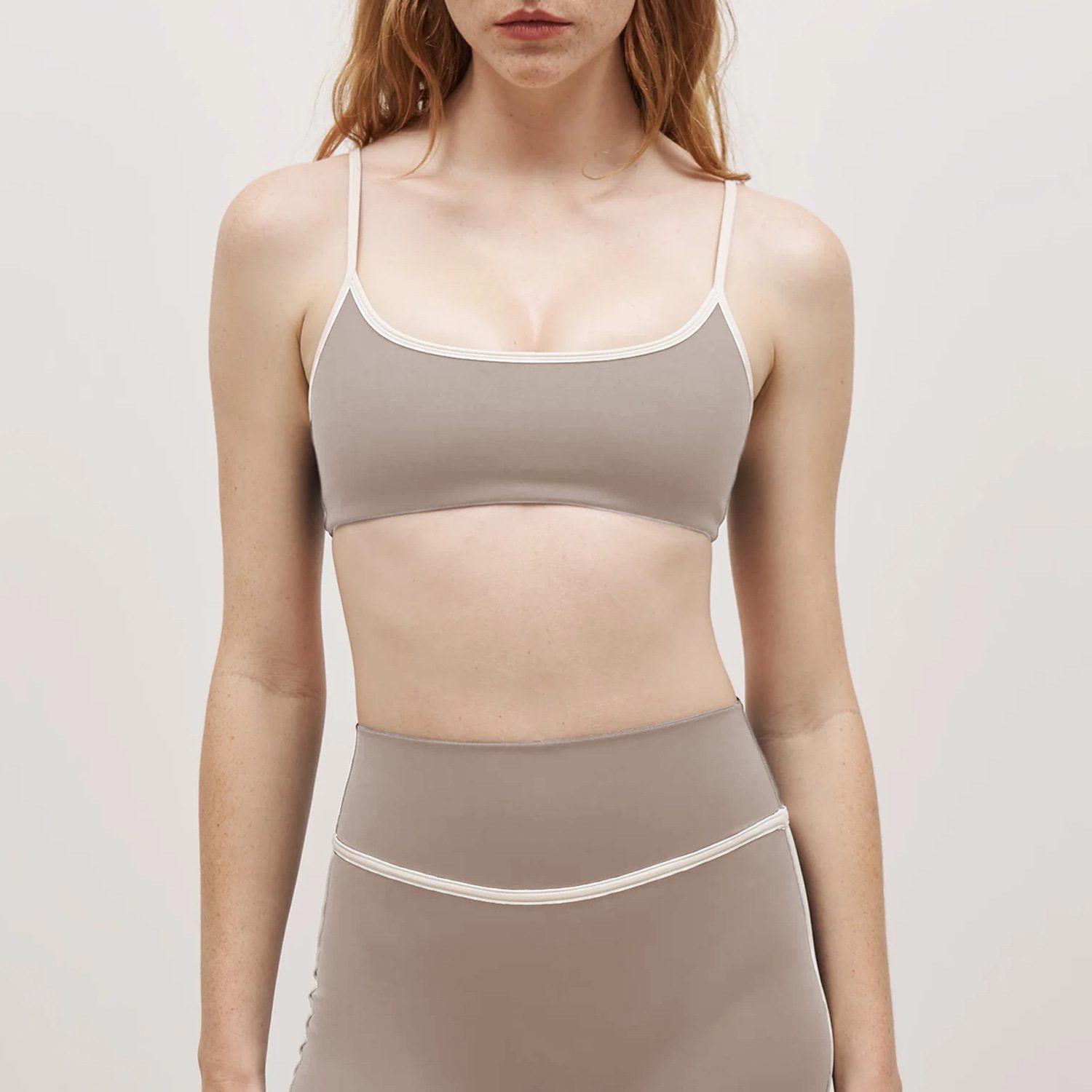 Nude Feel Sports Underwear With Chest Pad Yoga Beauty Back Bra