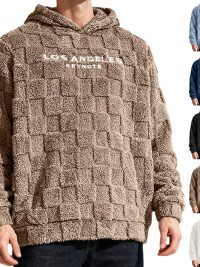 Men's Hooded Embroidered Loose Leisure Sports Hooded Sweater