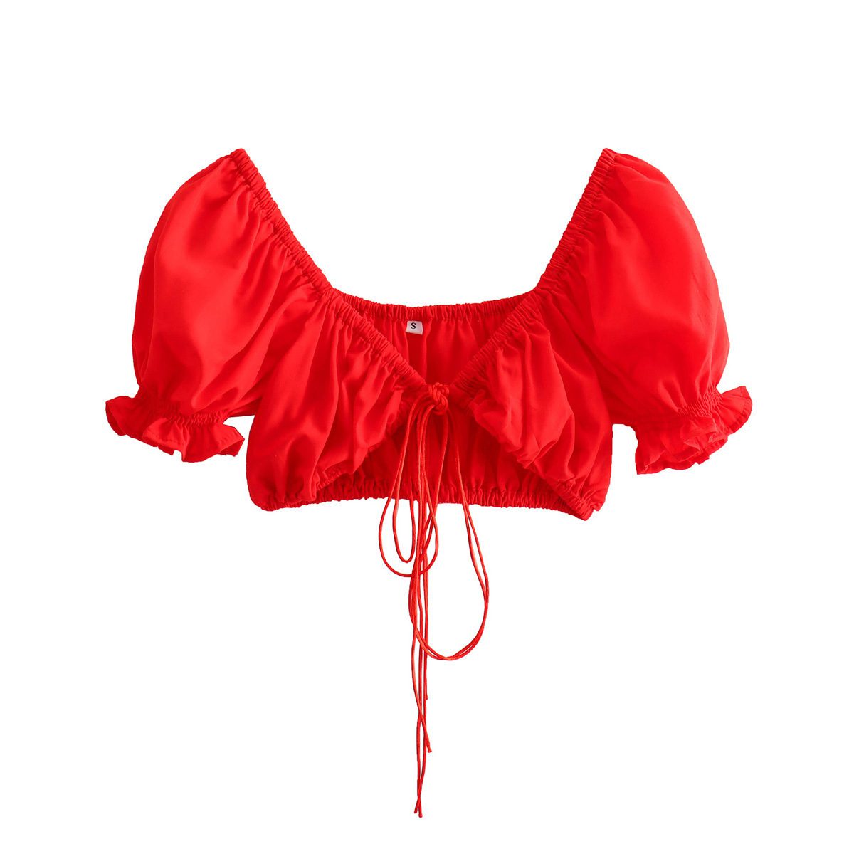 Women's Design Sense Multi-color Short Sleeve Bustier