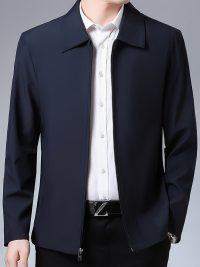 Middle-aged Men's Casual Lapel Jacket