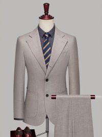 Italian Naples Men's Business Formal Casual Suit