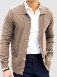 Loose Slimming And Fashionable Single-breasted Sweater Coat