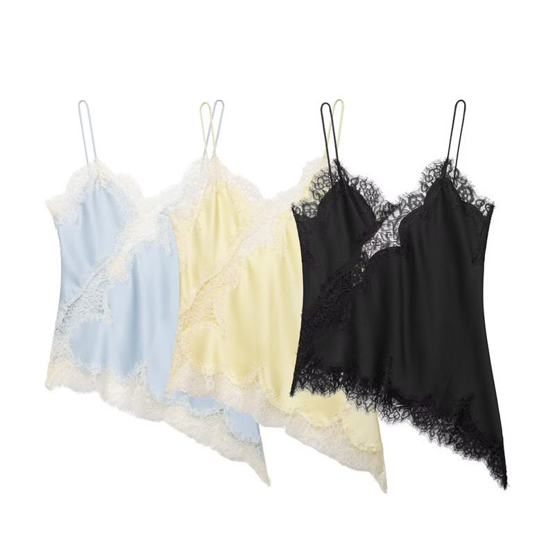 Fashion Sexy Lace Trim Camisole Women